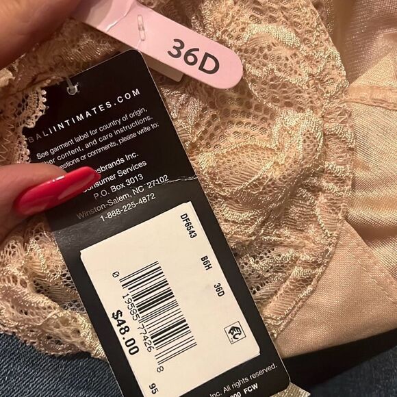 Bali Lace NWT Desire Underwire Bra Adjustable Comfort-U Straps 36D - Picture 4 of 5